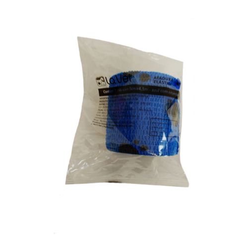 Atadura La Vet 5cm Azul C/ Patinhas TKL Imp.